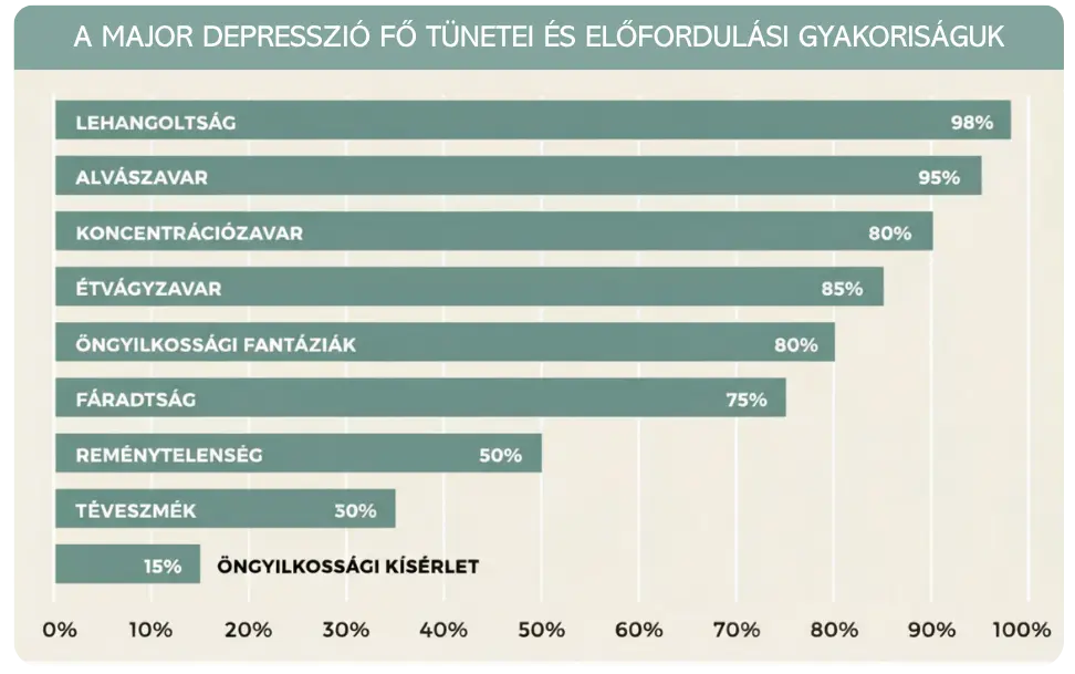 Major depresszió fő tünetei